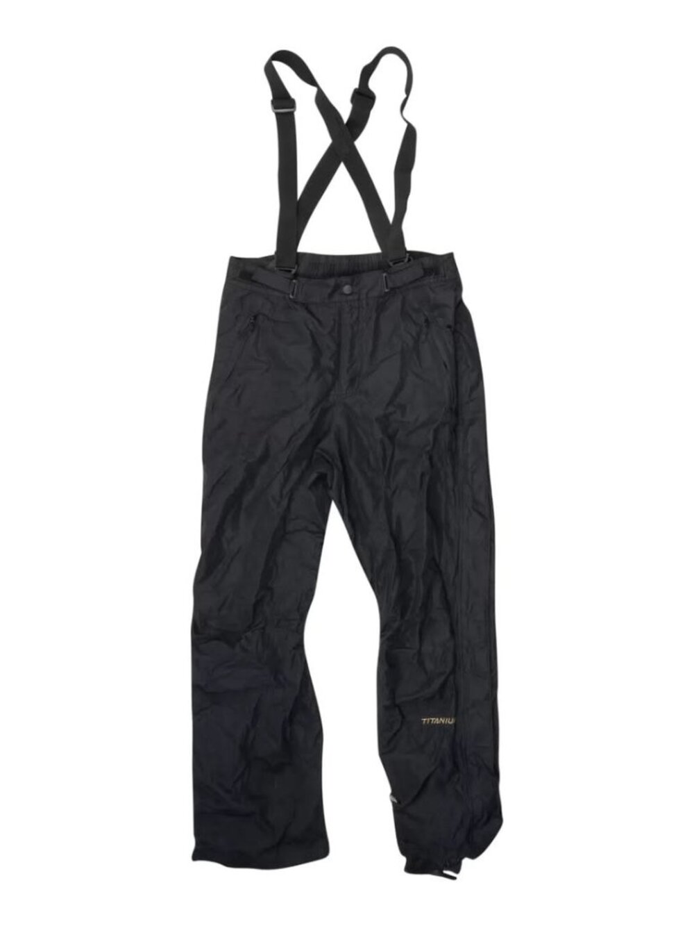 Columbia Men's Titanium Ski Snow Pants Overalls in Black Size Large
